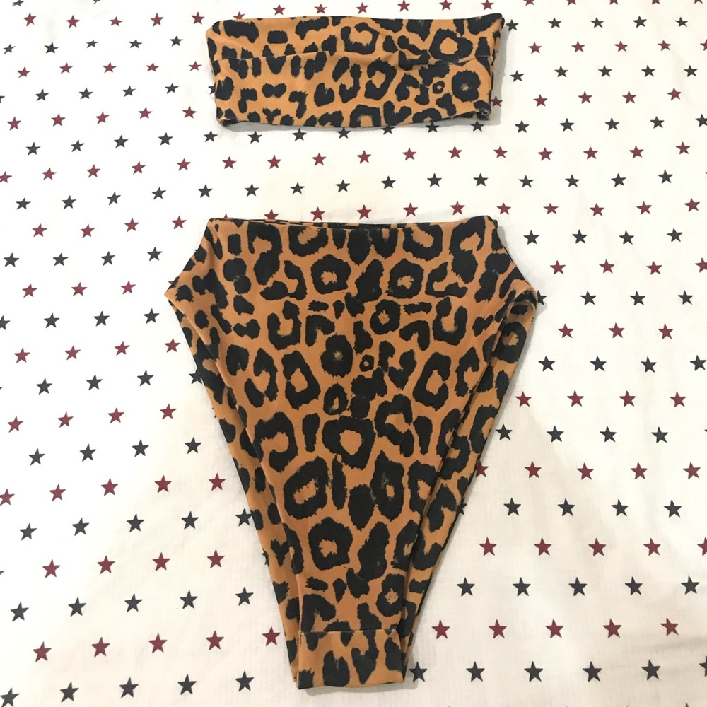 Cheetah Print Bikini Set